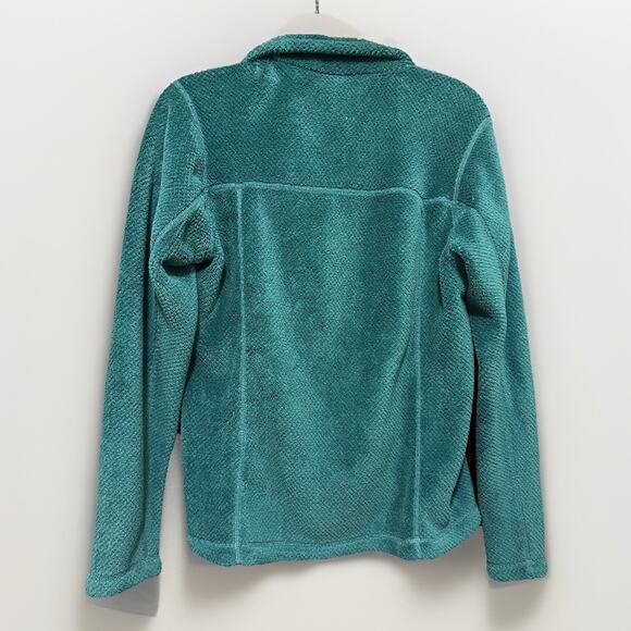 Patagonia Jacket Womens Sz L Re-Tool Snap-T Pullover Fleece Teal Polartec 25442 - Picture 3 of 3